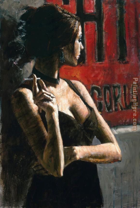 Fabian Perez THE RED SIGN